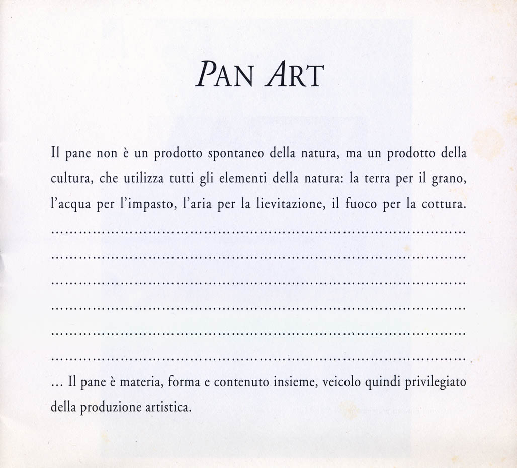 PAN ART catalogo testo web